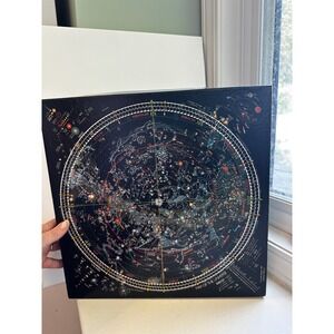 Vintage 1983 Springbok Map of the Universe Puzzle Tomas Filsinger with Guidebook